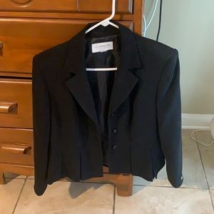 Liz Claiborne Suite Petite Black Jacket